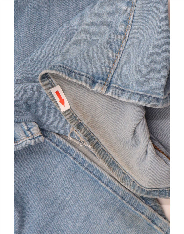 Jeans svasati Hollister da donna W27 L34 cotone blu