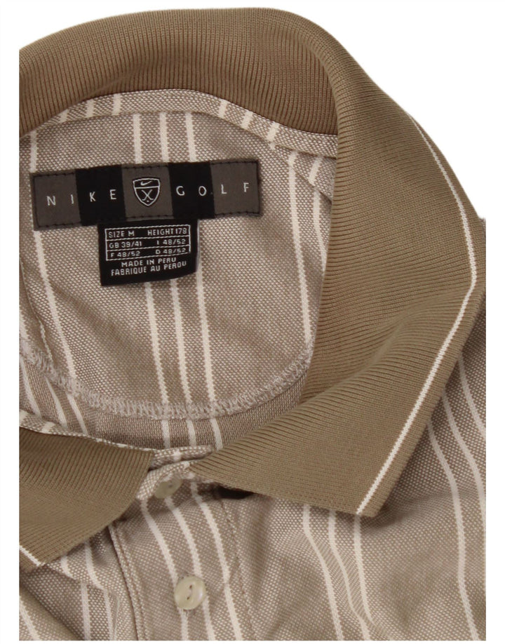 Polo NIKE da uomo UK 39/41 a righe beige medio