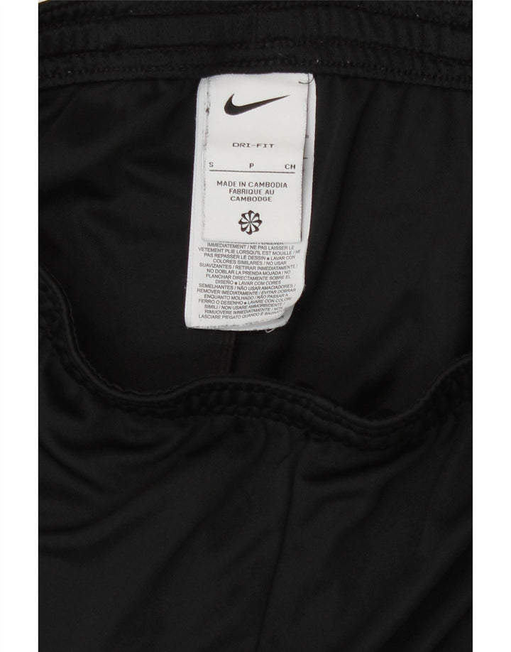 Pantaloncini sportivi Nike Dri Fit da uomo UK 10 piccoli poliestere nero