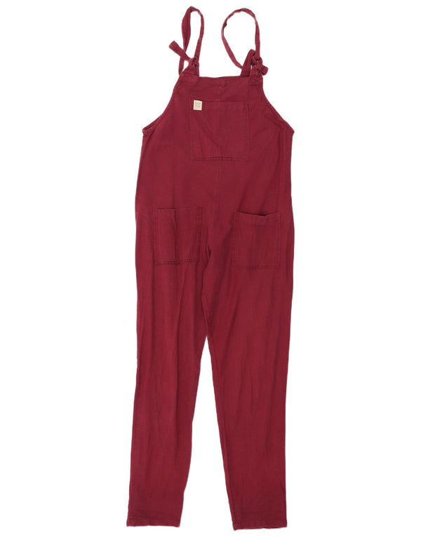 Tuta senza maniche da donna Lucy & Yak UK 12 Cotone bordeaux medio