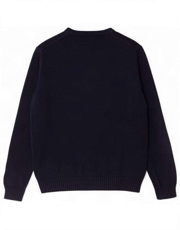 Polo Ralph Lauren Maglione da uomo con scollo a barca Maglione grande in cotone blu navy