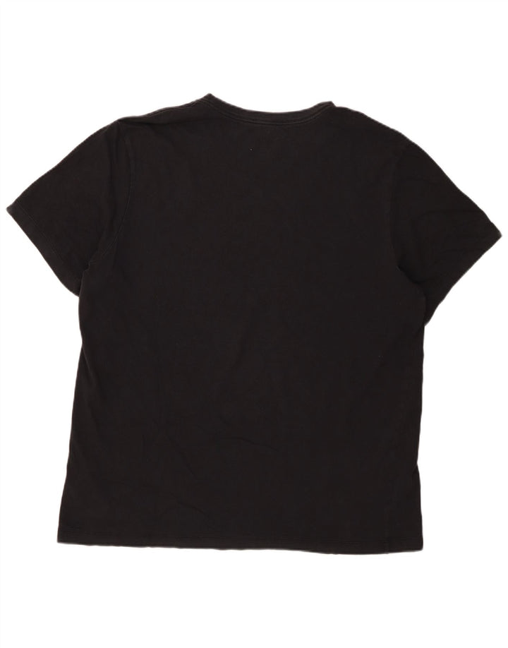 T-shirt Jordan da uomo Top XL in cotone nero