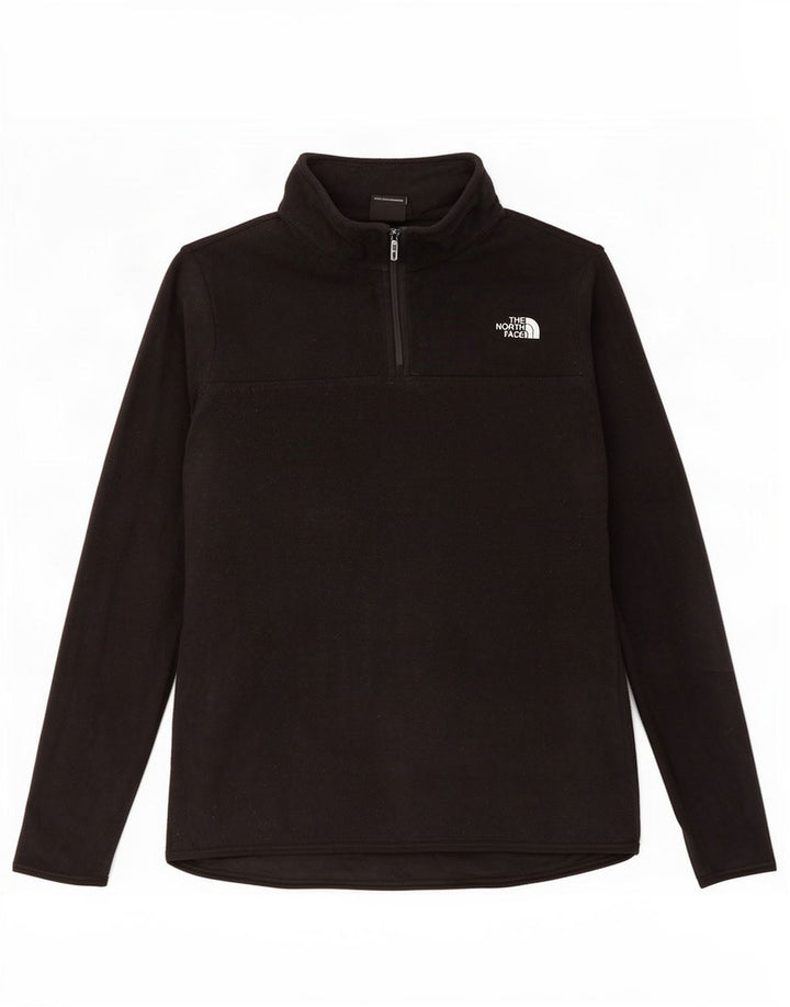 Maglione in pile da donna con collo e zip The North Face UK 10 piccolo poliestere nero
