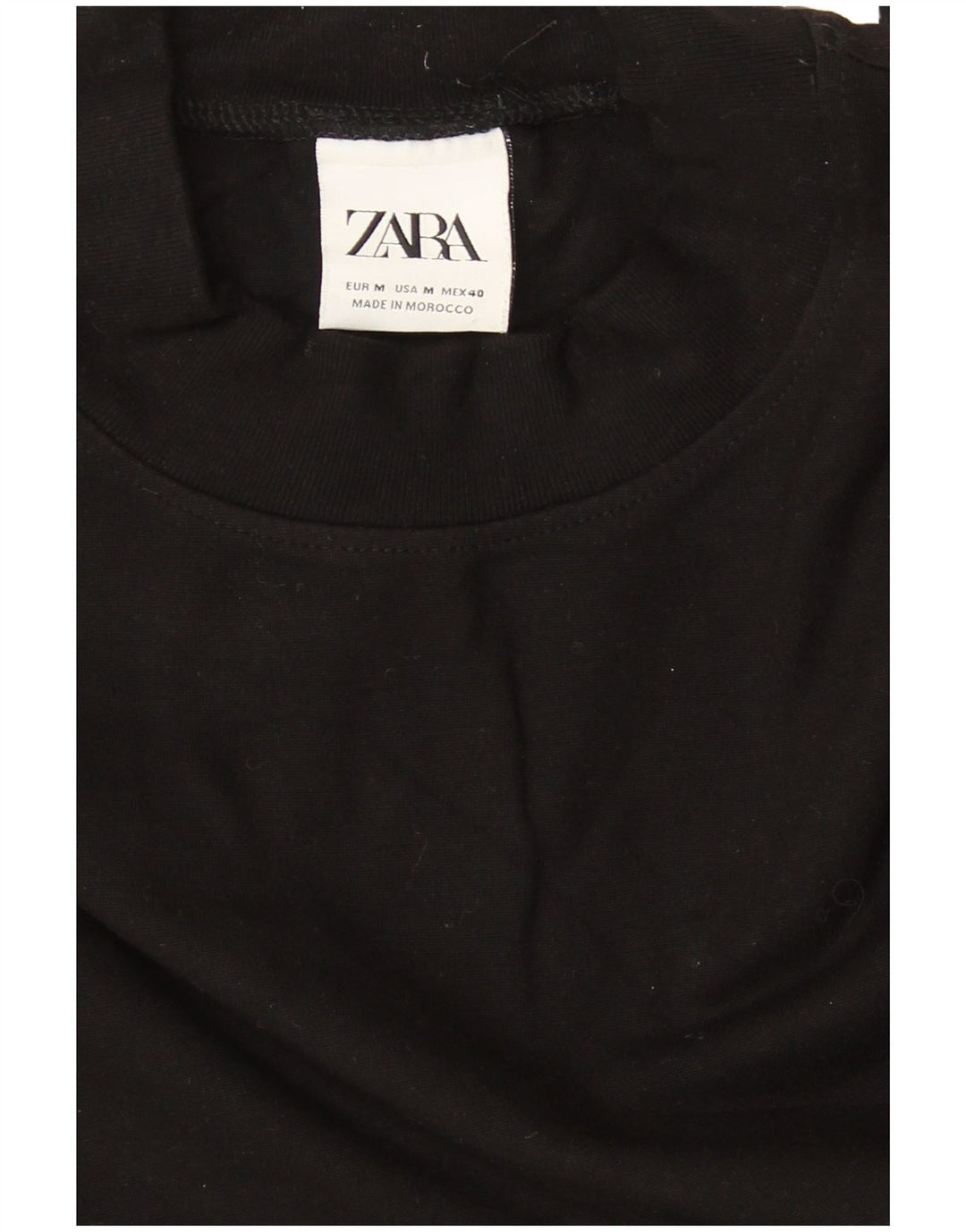 Felpa da donna Zara UK 14 media nera