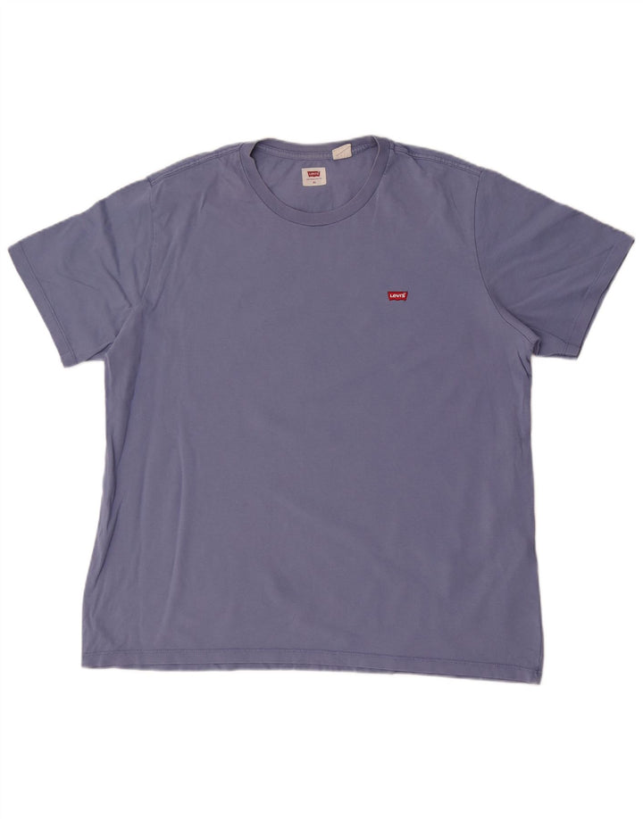 T-shirt da uomo Levi's Top XL in cotone blu