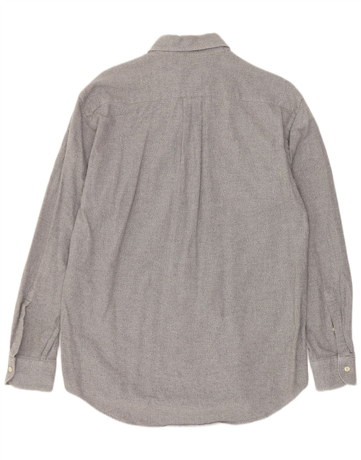 Camicia Fay Uomo Cotone Puntinato Grigio Medio