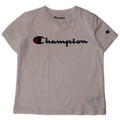 T-shirt grafica per ragazzi CHAMPION Top 4-5 anni in cotone bianco