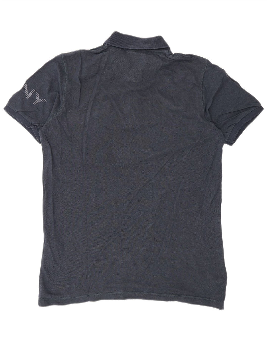 Polo grafica da uomo Dkny piccola in cotone blu navy