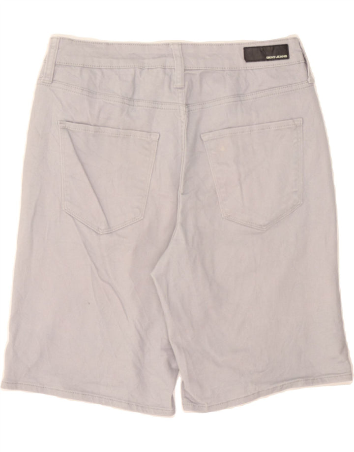DKNY Womens Casual Shorts US 6 Medium W30  Grey Cotton Vintage Dkny and Second-Hand Dkny from Messina Hembry 