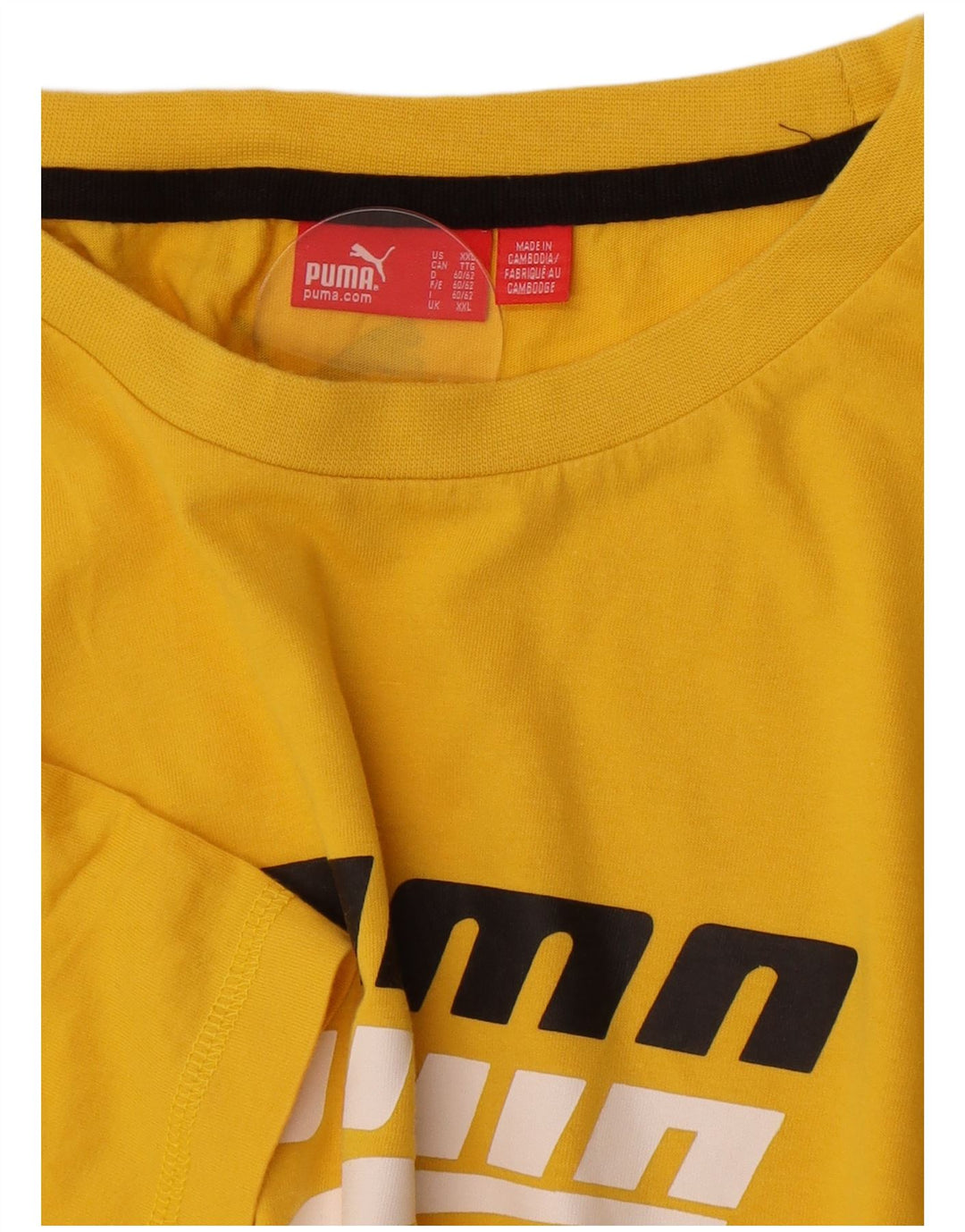 Maglietta grafica da uomo Puma Top 2XL Gialla