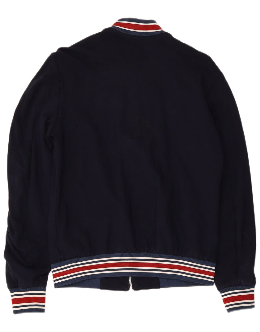 Giubbotto bomber da uomo ZARA UK 36 piccolo in viscosa blu navy
