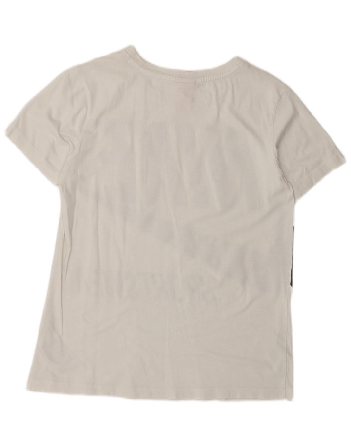 T-shirt grafica da uomo NIKE Top piccola in cotone bianco