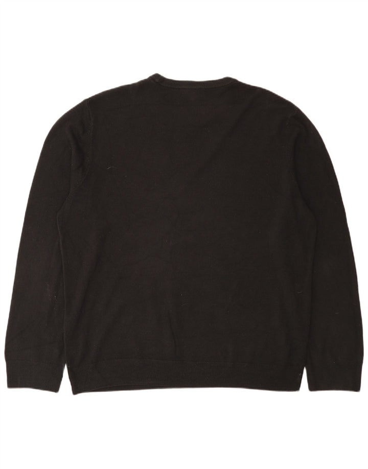 Maglione maglione girocollo da uomo Marks & Spencer 2XL acrilico nero