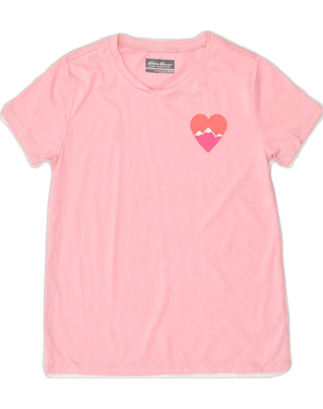 EDDIE BAUER Girls T-Shirt Top 15-16 Years XL Pink Cotton | Vintage Eddie Bauer | Thrift | Second-Hand Eddie Bauer | Used Clothing | Messina Hembry 