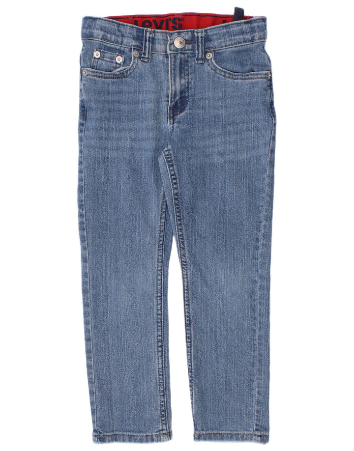 Levi's Ragazzi 511 Jeans Slim 4-5 Anni W22 L18 Cotone Blu