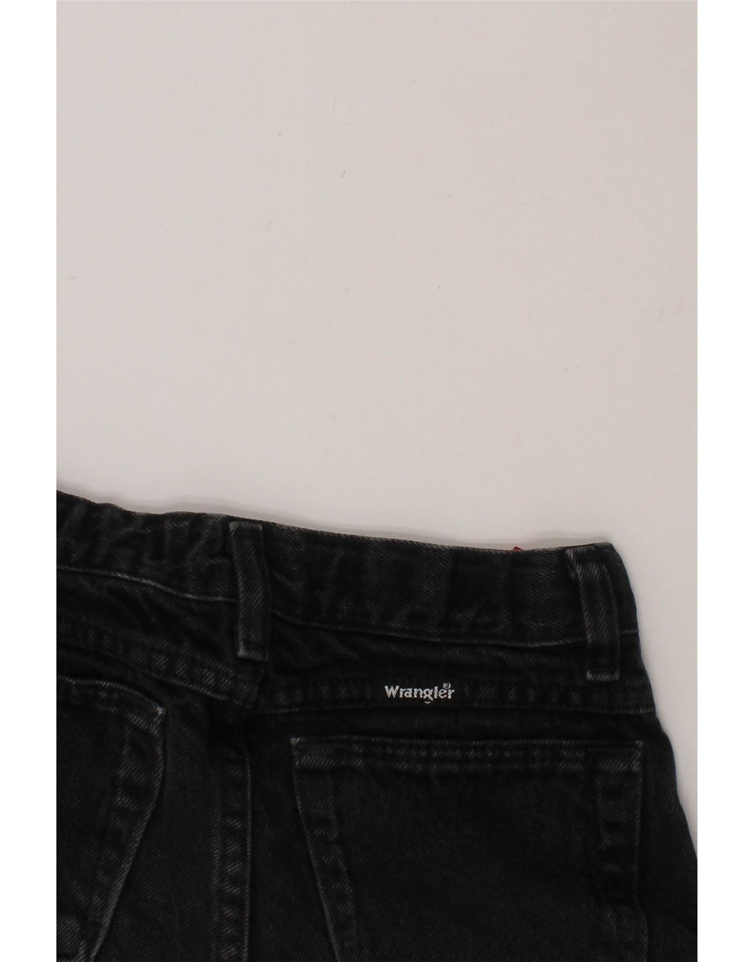 WRANGLER Boys Slim Jeans 9-10 Years W24 L25 Black Cotton Vintage Wrangler and Second-Hand Wrangler from Messina Hembry 