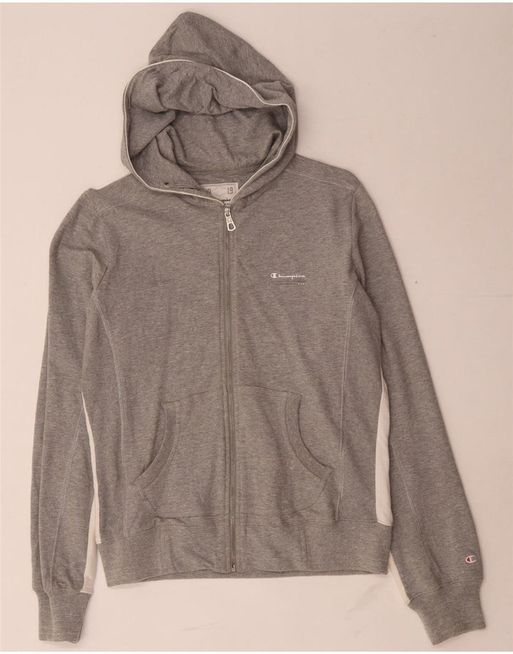 Maglione con cappuccio e zip Champion Heritage Classics da donna UK 14 Grigio medio
