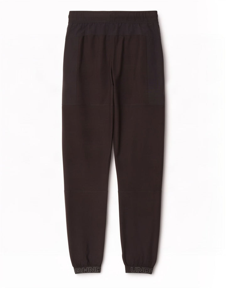 Pantaloni da tuta con grafica da uomo Under Armour Pantaloni da jogging medio poliestere nero