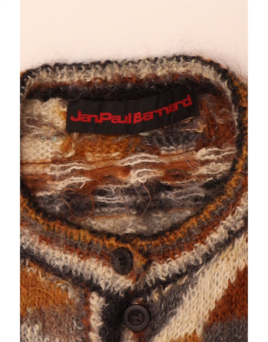 Maglione cardigan da donna Jan Paul Barnard UK 14 grande multicolore