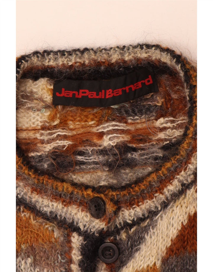 Maglione cardigan da donna Jan Paul Barnard UK 14 grande multicolore
