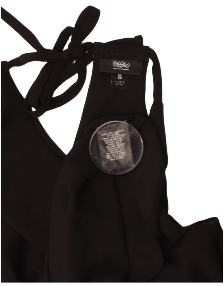 MOSSIMO Womens Sleeveless Basic Dress UK 10 Small Black Polyester