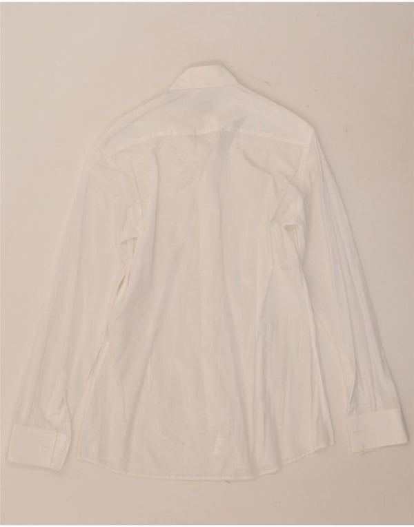 Camicia da uomo Carlo Pignatelli taglia 38 15 poliestere bianco medio