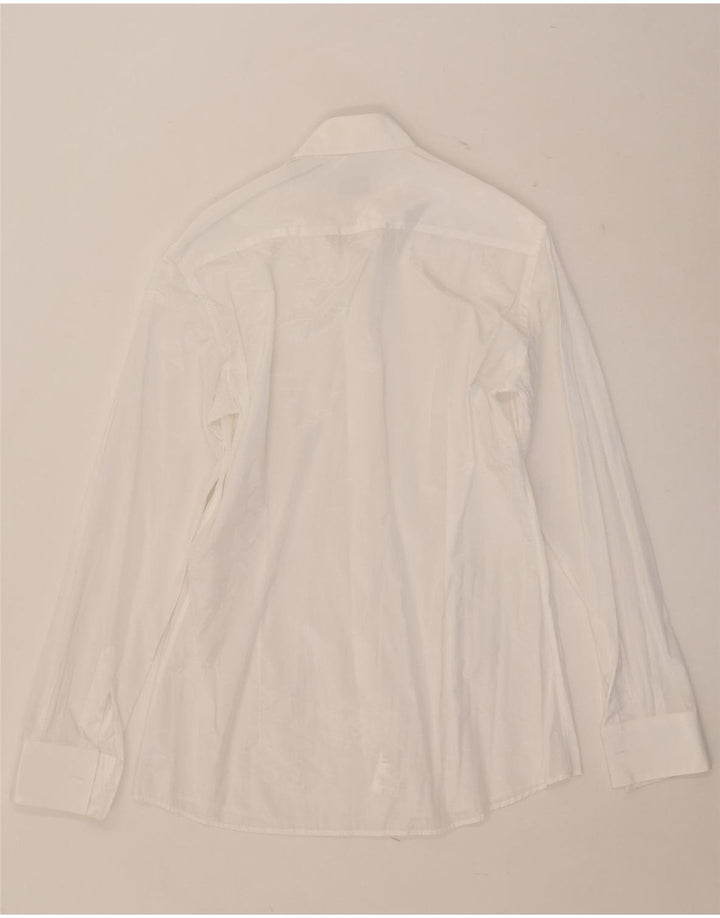 Camicia da uomo Carlo Pignatelli taglia 38 15 poliestere bianco medio