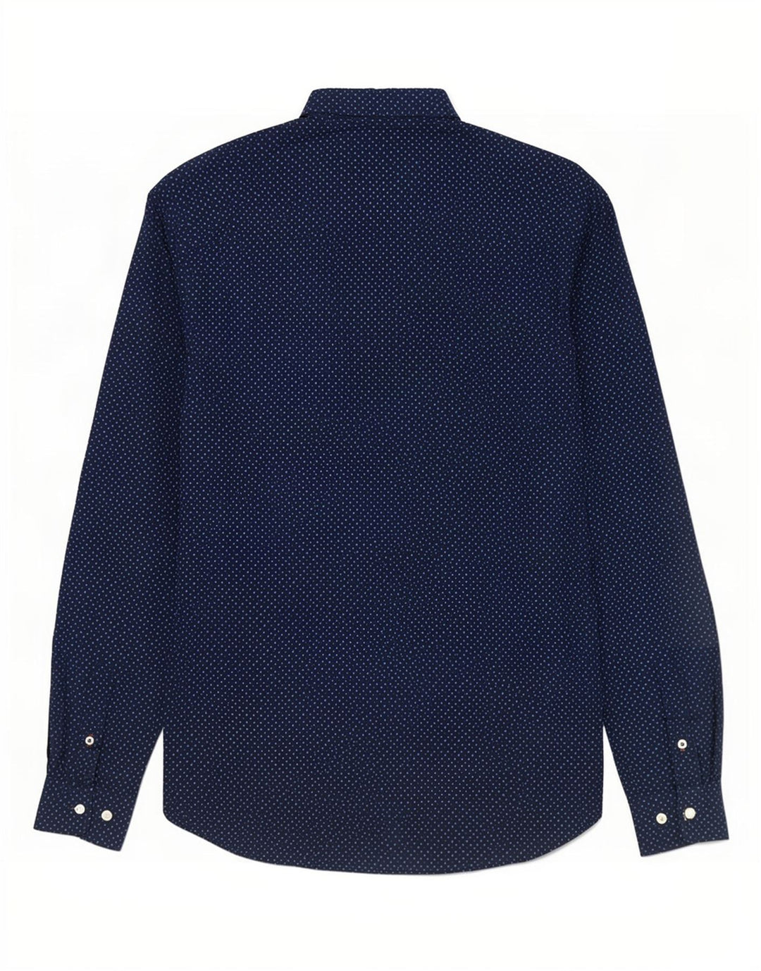 Camicia da uomo Jack & Jones in cotone maculato medio blu navy