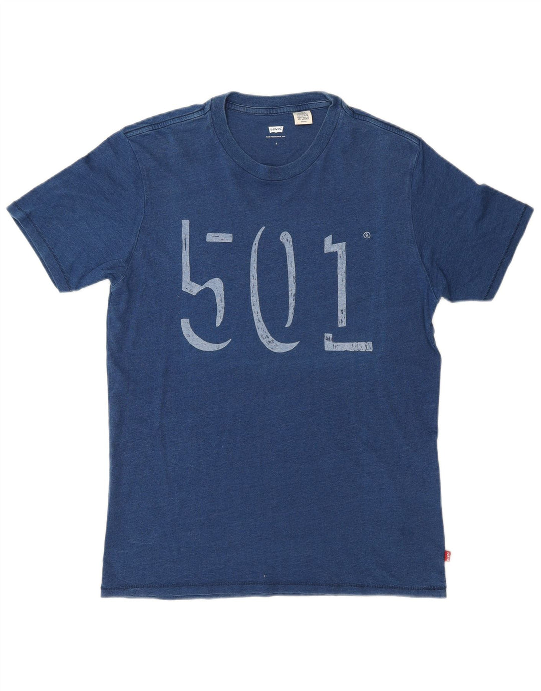 T-shirt grafica da uomo Levi's Top piccola in cotone blu