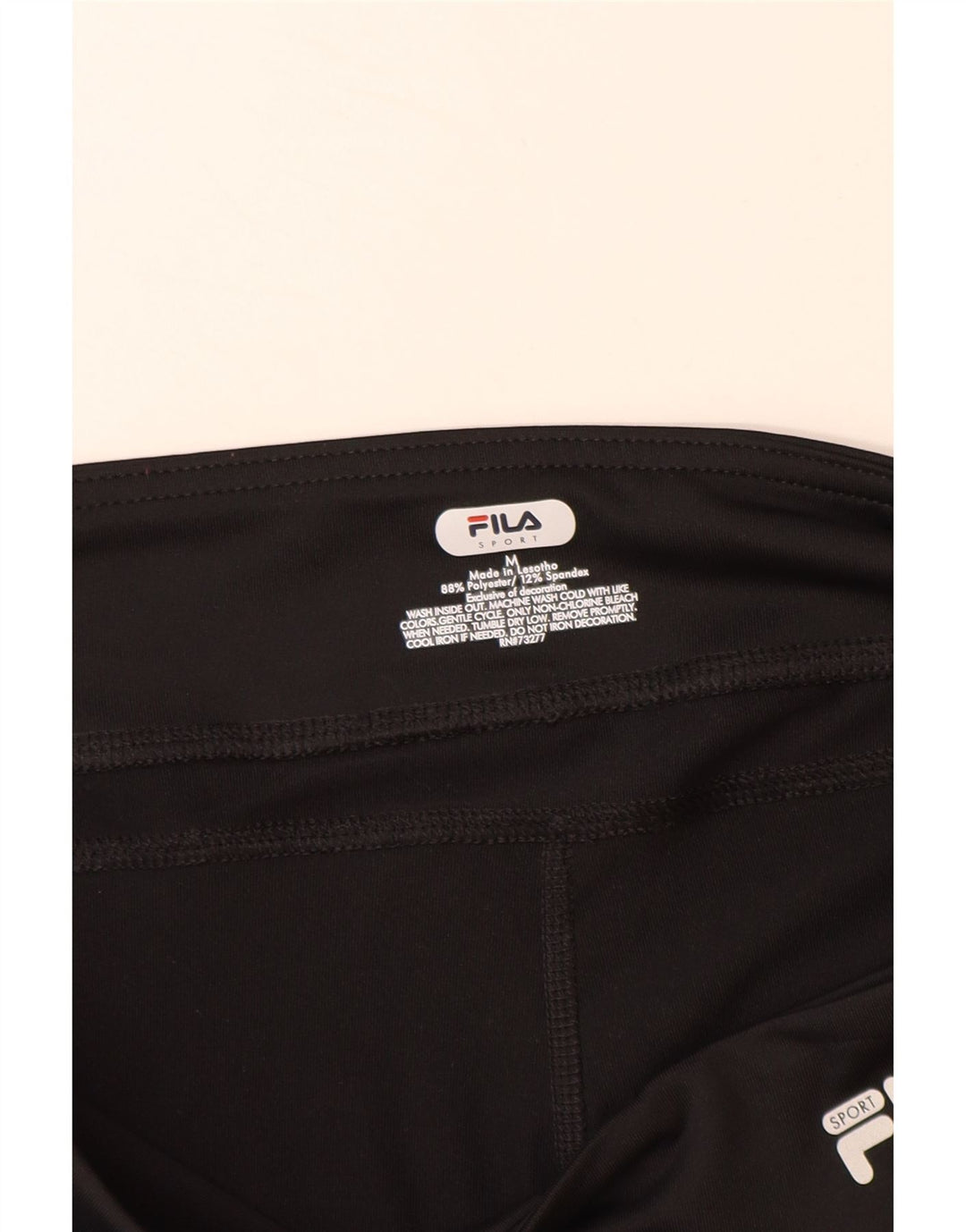 Leggings Capri da donna FILA UK 14 poliestere nero medio