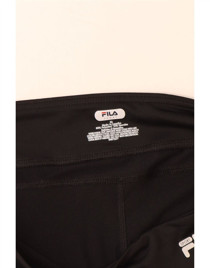 Leggings Capri da donna FILA UK 14 poliestere nero medio
