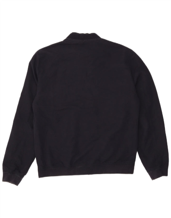 Giubbotto bomber da uomo Ted Baker taglia 3 medio poliestere blu navy