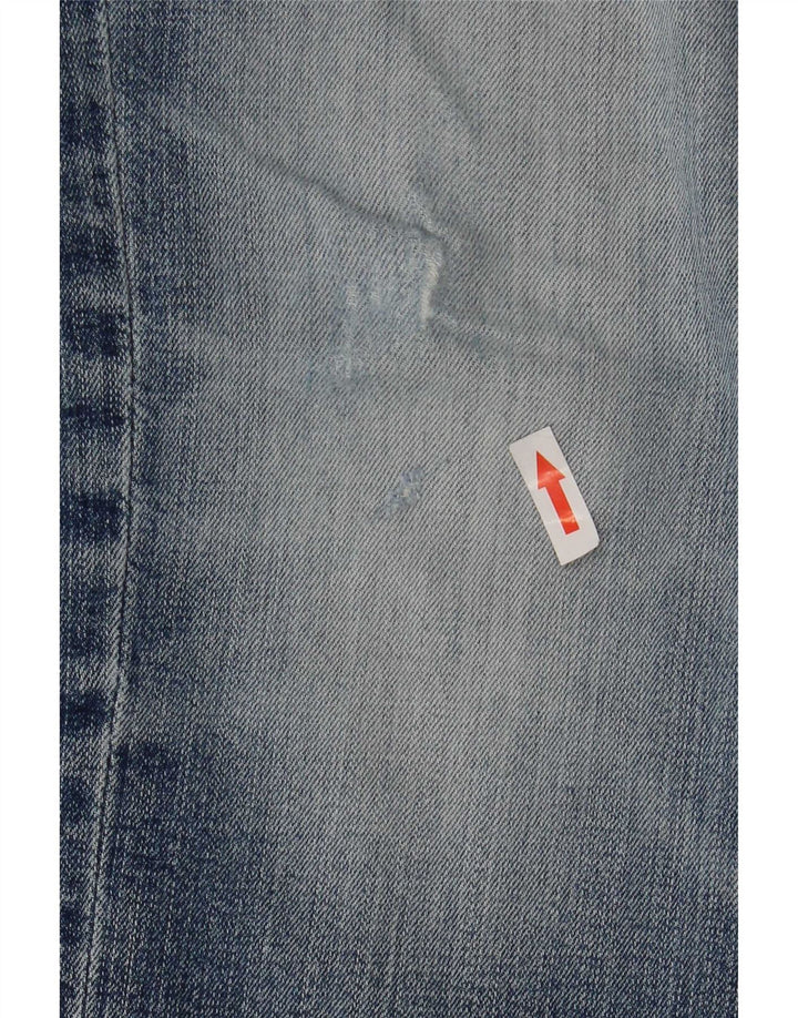 Jack & Jones Uomo Tim Slim Jeans W33 L32 Cotone Blu
