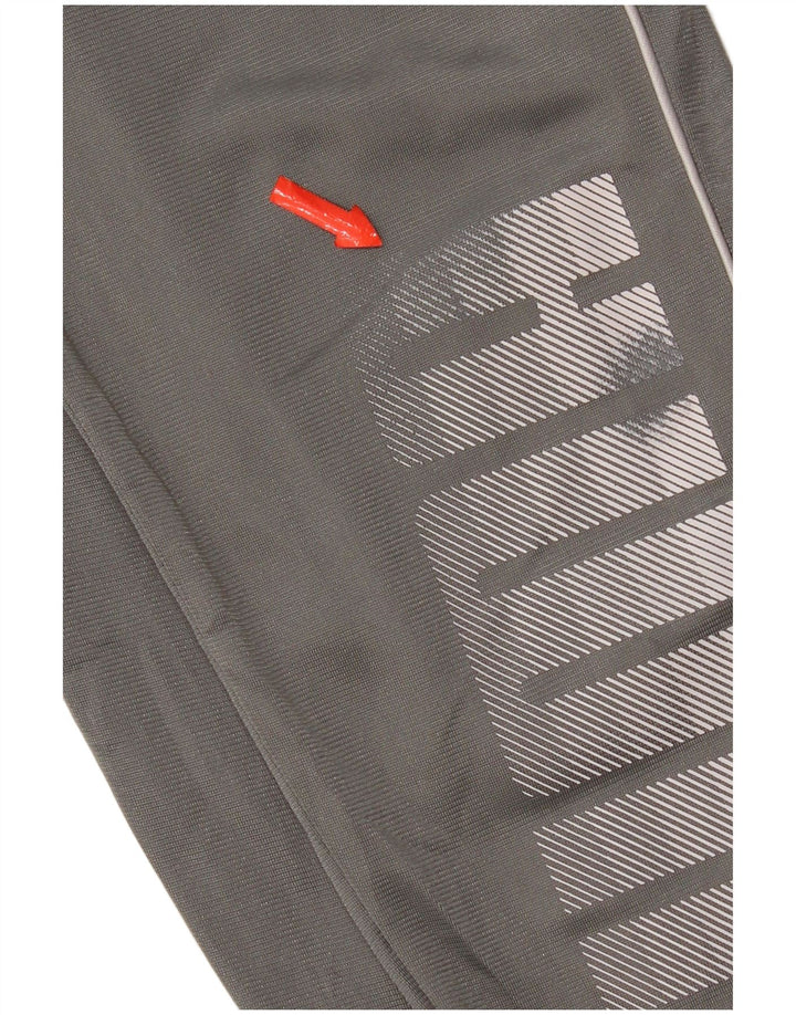 Pantaloni da tuta con grafica Puma da ragazzo, pantaloni da jogging, 10-11 anni, poliestere grigio