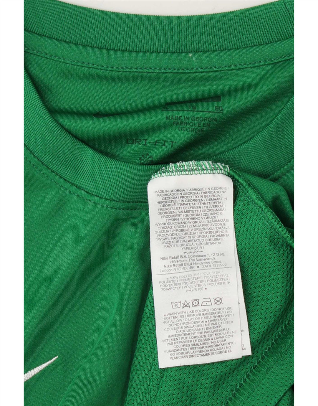 T-shirt Nike Dri Fit da uomo XL verde poliestere