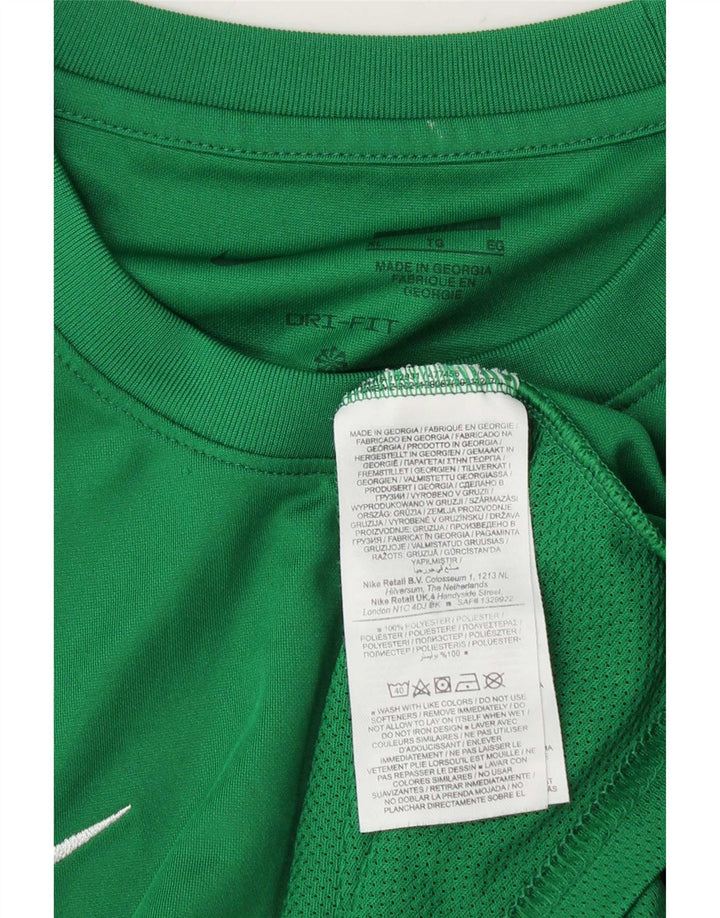 T-shirt Nike Dri Fit da uomo XL verde poliestere