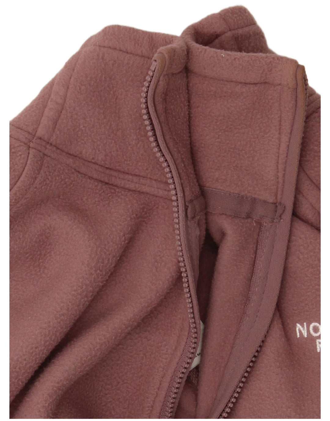 THE NORTH FACE Maglione in pile da donna con collo corto e zip UK 14 Rosa medio