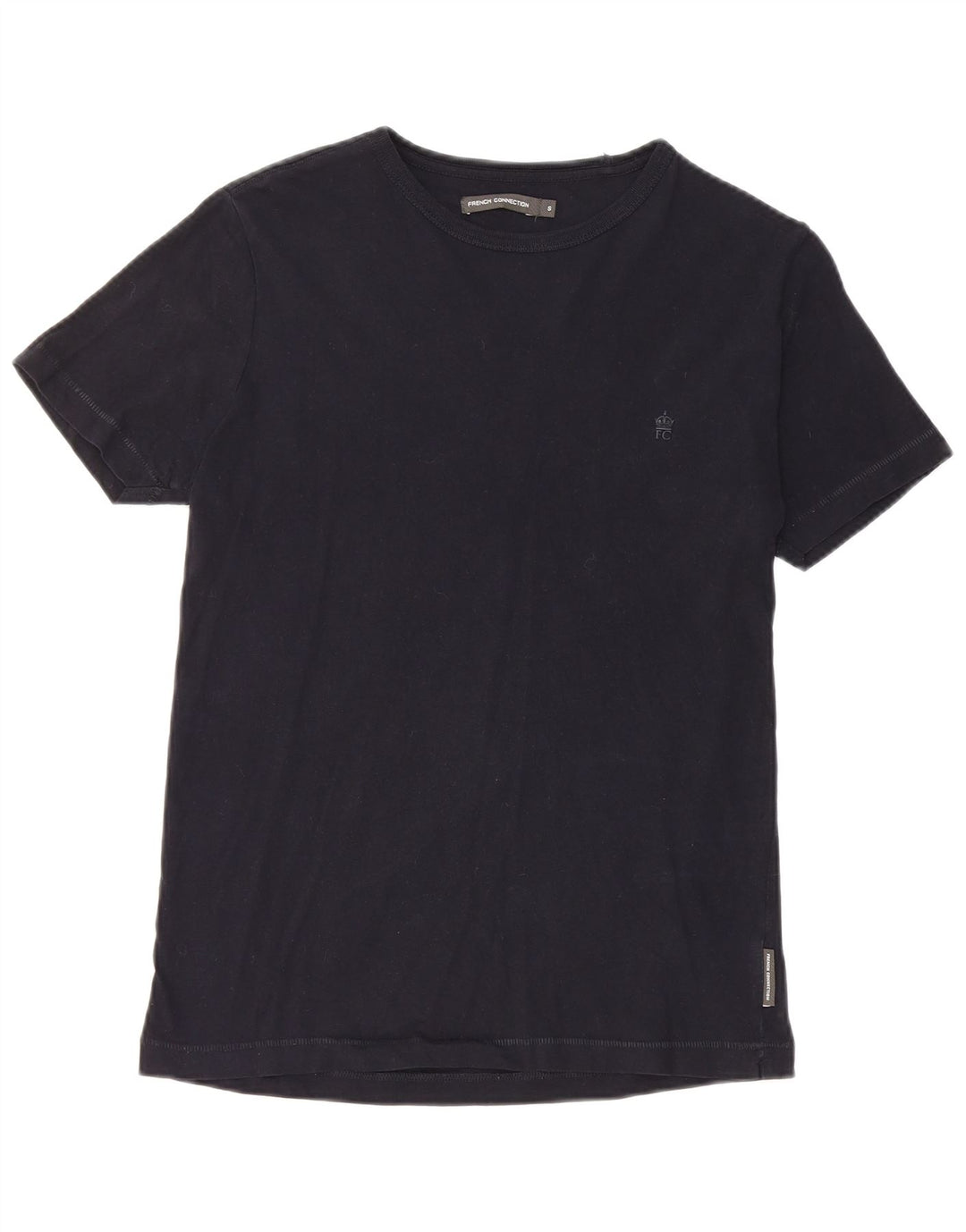 T-shirt da uomo French Connection Top piccola in cotone nero