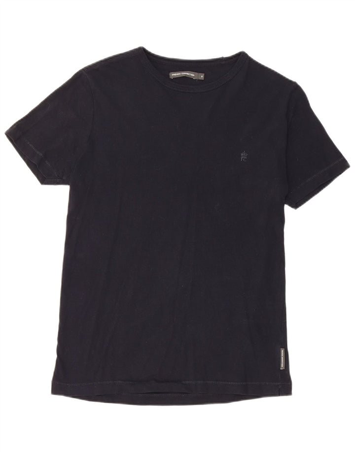 T-shirt da uomo French Connection Top piccola in cotone nero