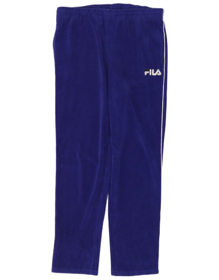 Pantaloni da tuta in pile da uomo FILA IT 48 Blu medio