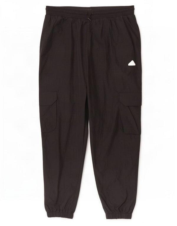 Pantaloni da tuta da donna Adidas Cargo Pantaloni da jogging UK 24/26 2XL Nero