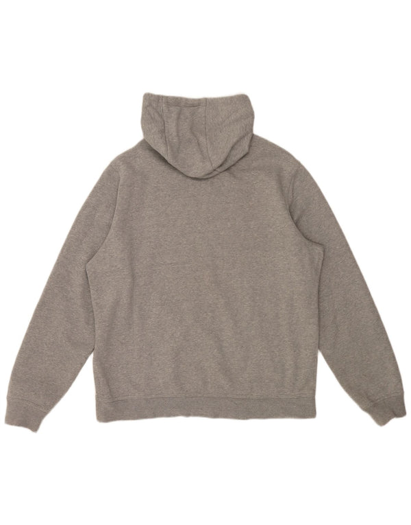 Felpa con cappuccio da uomo Nike XL in cotone chiazzato grigio