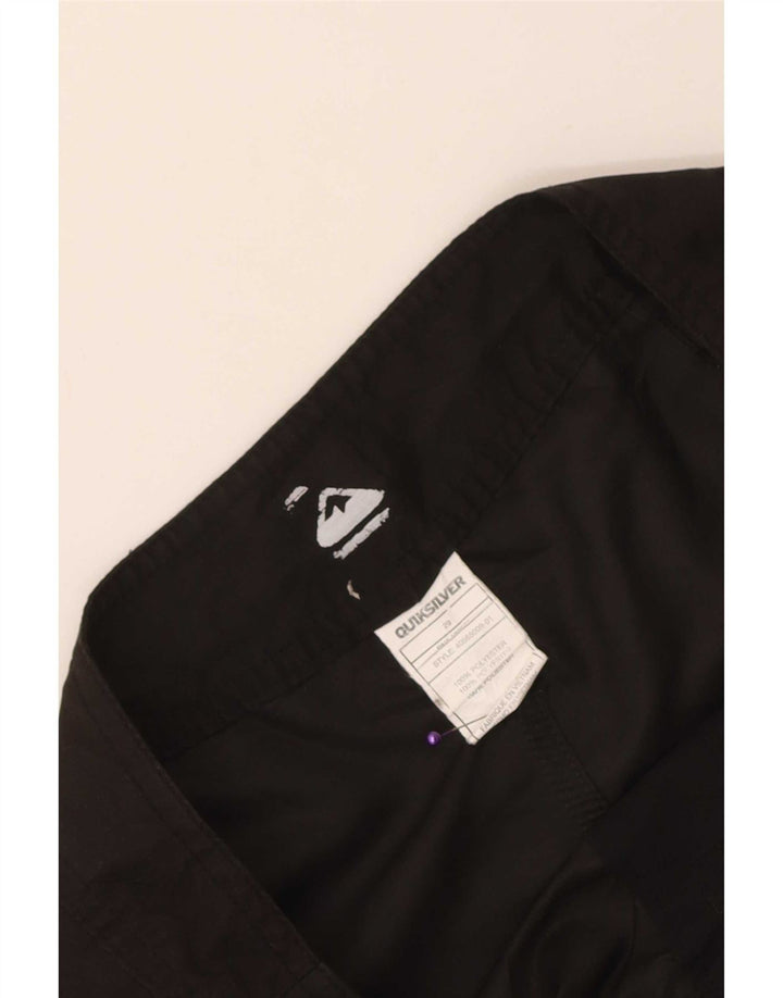 Pantaloncini da bagno grafici da uomo Quiksilver piccoli in poliestere nero