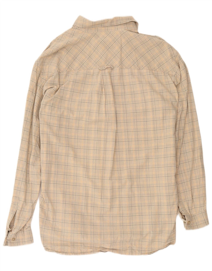 Camicia da uomo Marlboro Classics 2XL Cotone a quadri beige