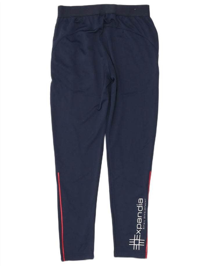 Joma Pantaloni da tuta grafici da uomo piccoli in poliestere blu navy