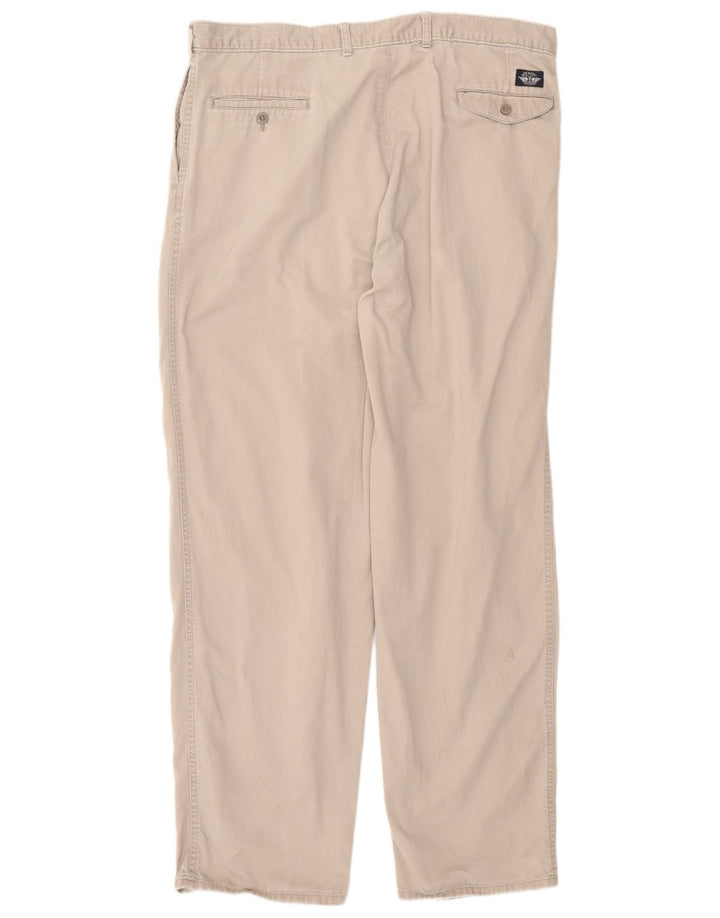 Pantaloni chino con pegging da uomo Dockers W38 L32 Beige