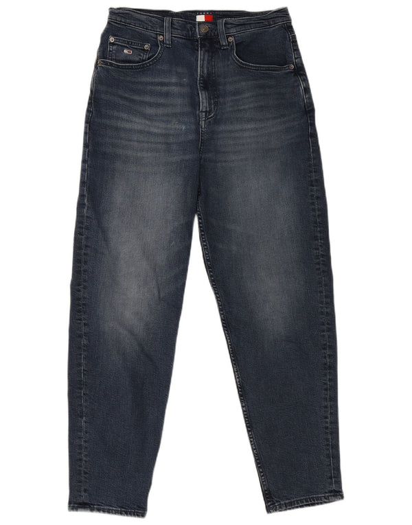 Tommy Hilfiger Donna Mom Jeans affusolati a vita ultra alta W29 L28 Blu