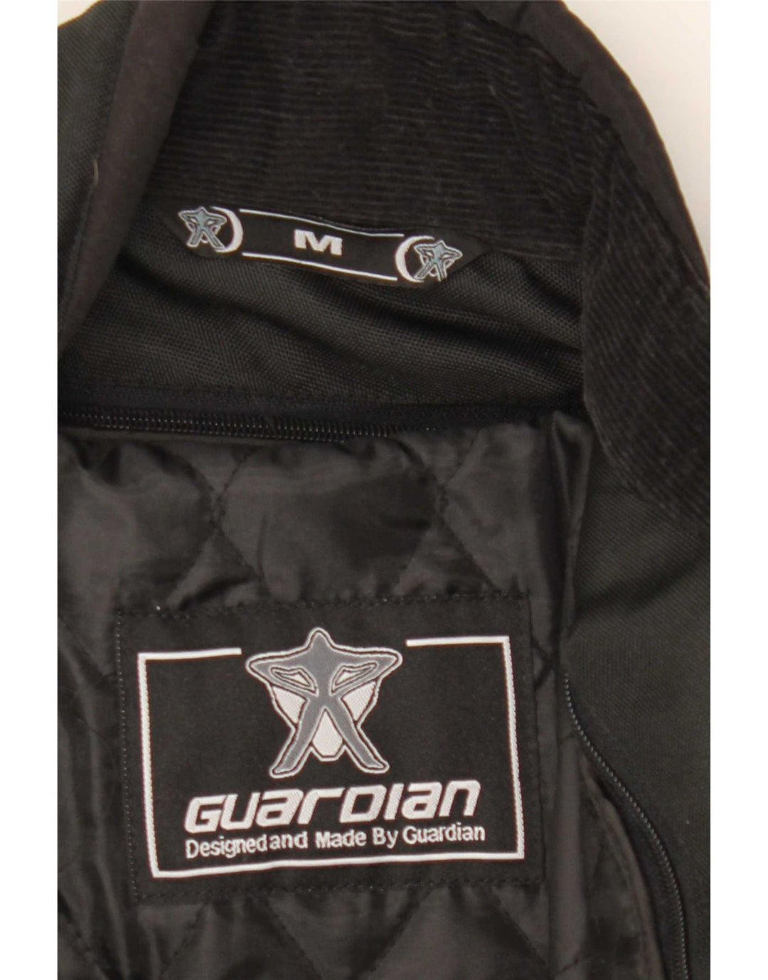 Giacca da motociclista da donna Guardian UK 14 Medium Black Colourblock