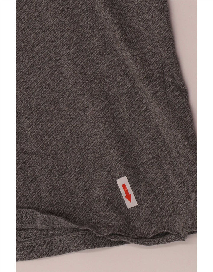 Polo da uomo Lacoste taglia 5 grande in cotone grigio