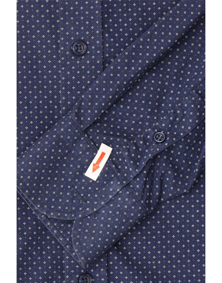 Camicia da uomo Harmont & Blaine vestibilità regolare grande floreale blu